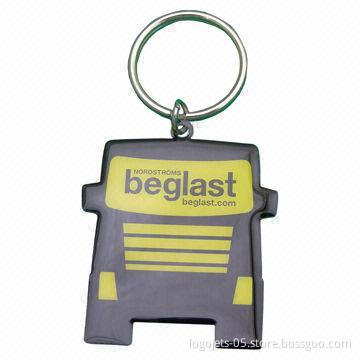 Keychain, Made of Brass or Stainless Steel, with Printing